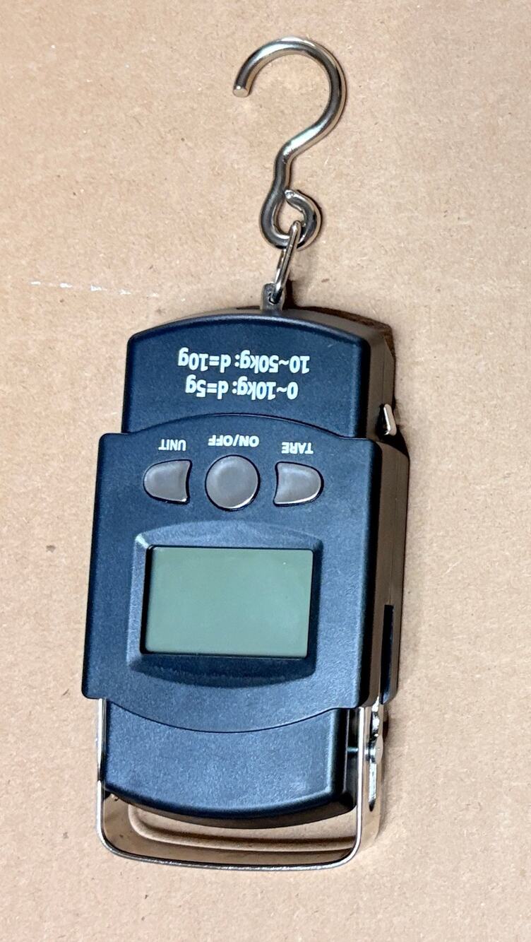 Fishing & Luggage scale - a two for one win!